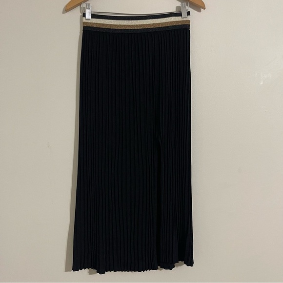 Bailey 44 women’s black Colin Pleated Knit sweater  Midi Skirt Size S - Picture 2 of 11